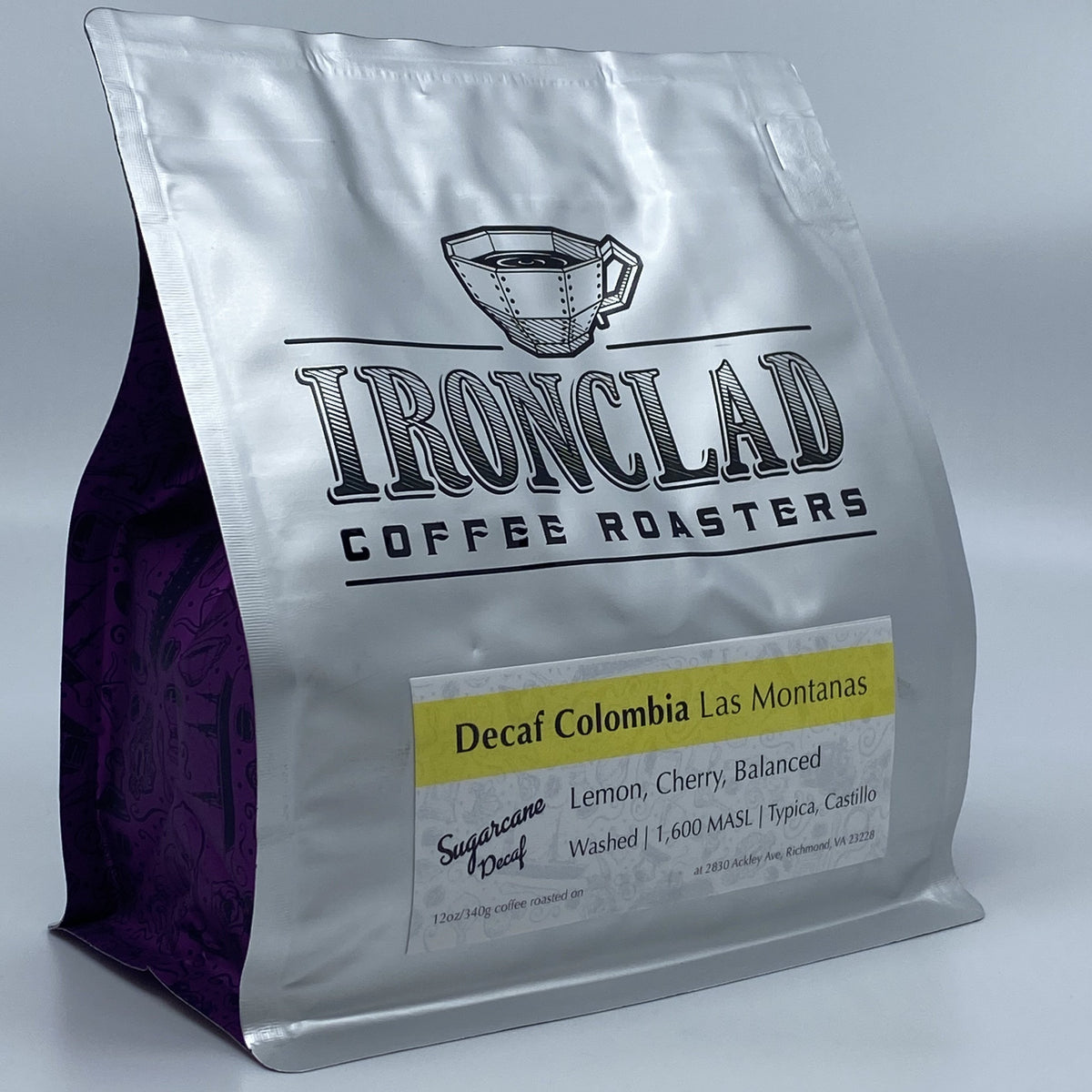 Decaf Colombia Las Montanas Ironclad Coffee Roasters