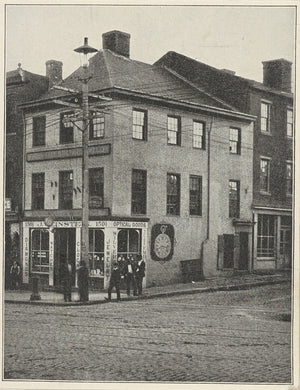 The offices of The Southern Literary Messenger where Poe worked during part of his time in Richmond
